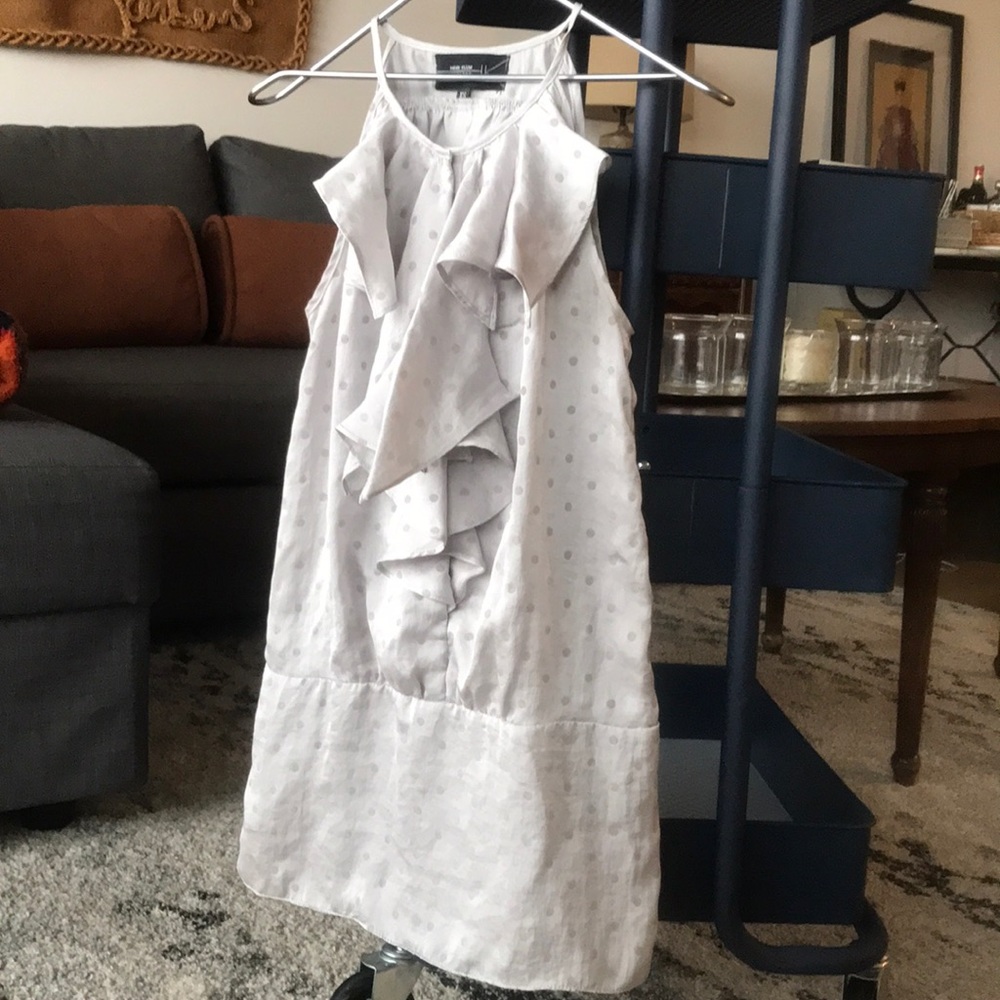 Silver blouse by Heidi Klum